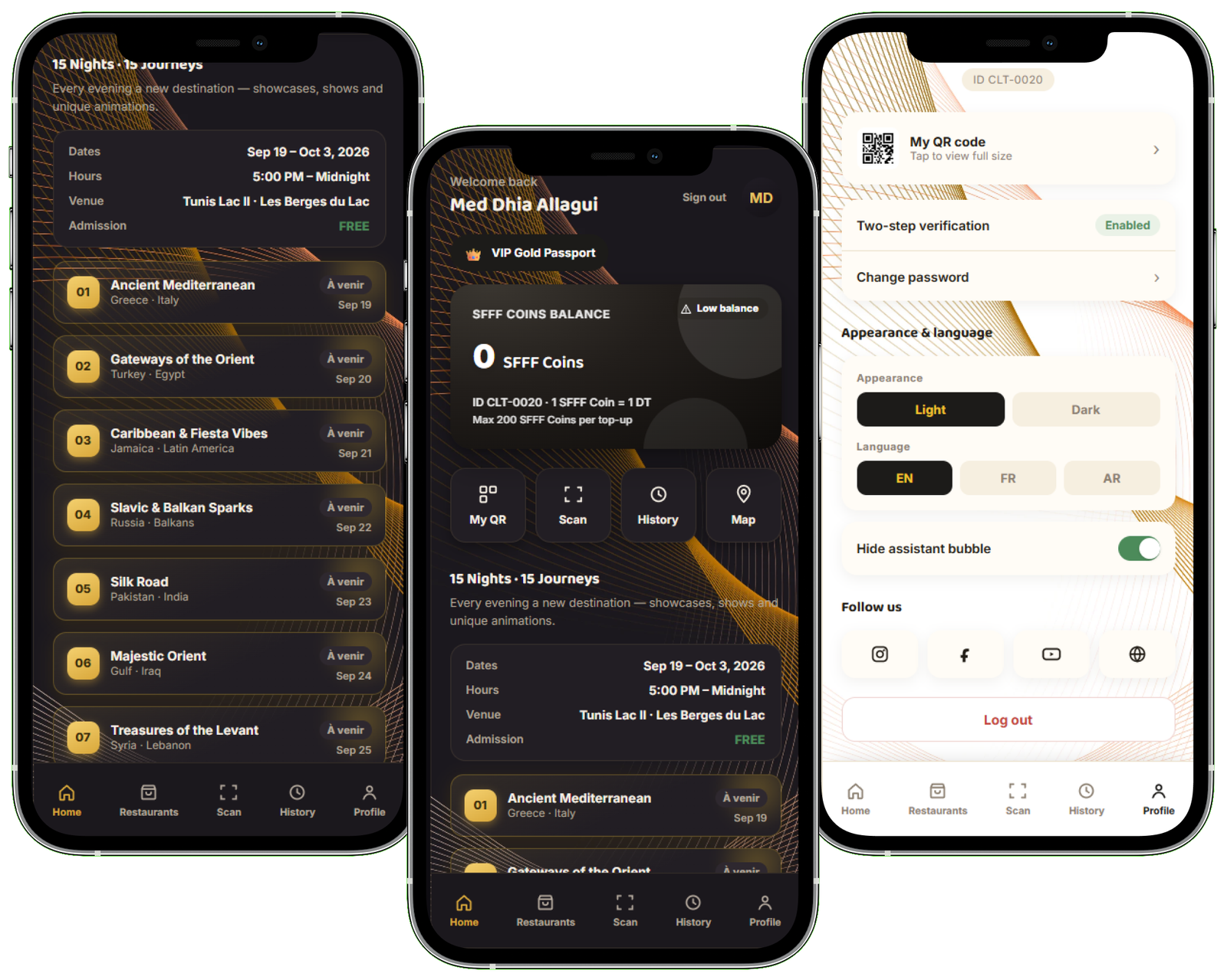 SFFF 2026 Companion App — SFFF Coins Cashless Wallet